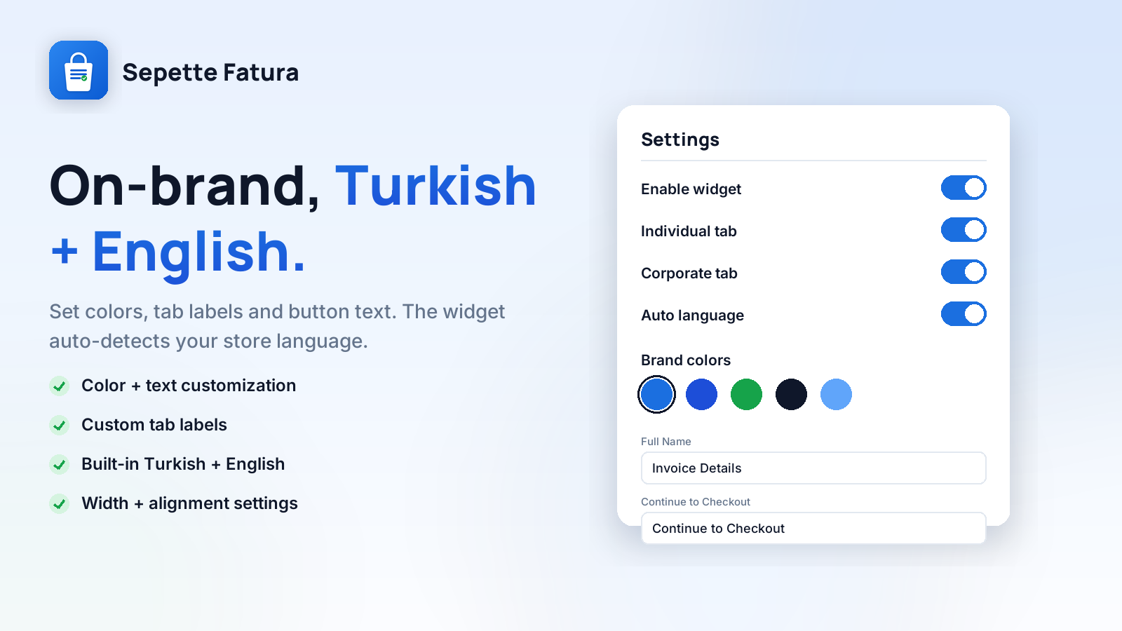 Markaya uyumlu özelleştirme